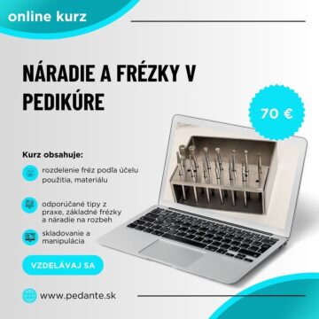 naradie a frezky v pedikure